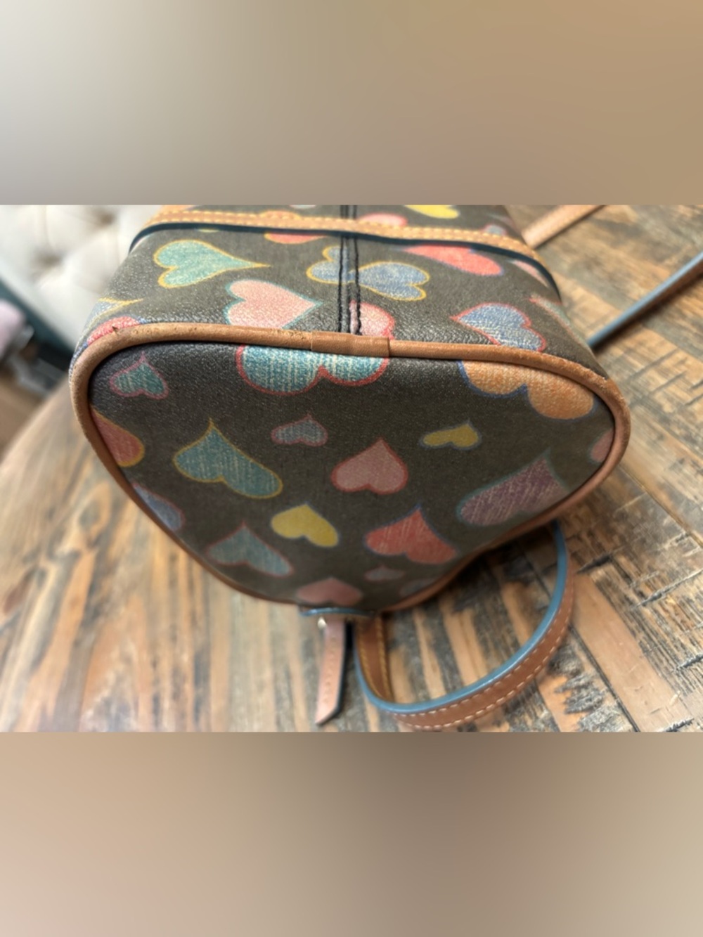 Dooney & Bourke Crayon Doodle Barrel Bag - Picture 12 of 16